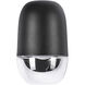 Yara LED 7.38 inch Black Exterior Wall