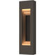 Art + Alchemy Procession 2 Light 27.5 inch Coastal Dark Smoke with Coastal Black Outdoor Wall Light in Coastal Dark Smoke/Coastal Black