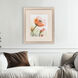 Perfect Poppies Orange and Green and Beige and Multi Framed Art, Propac