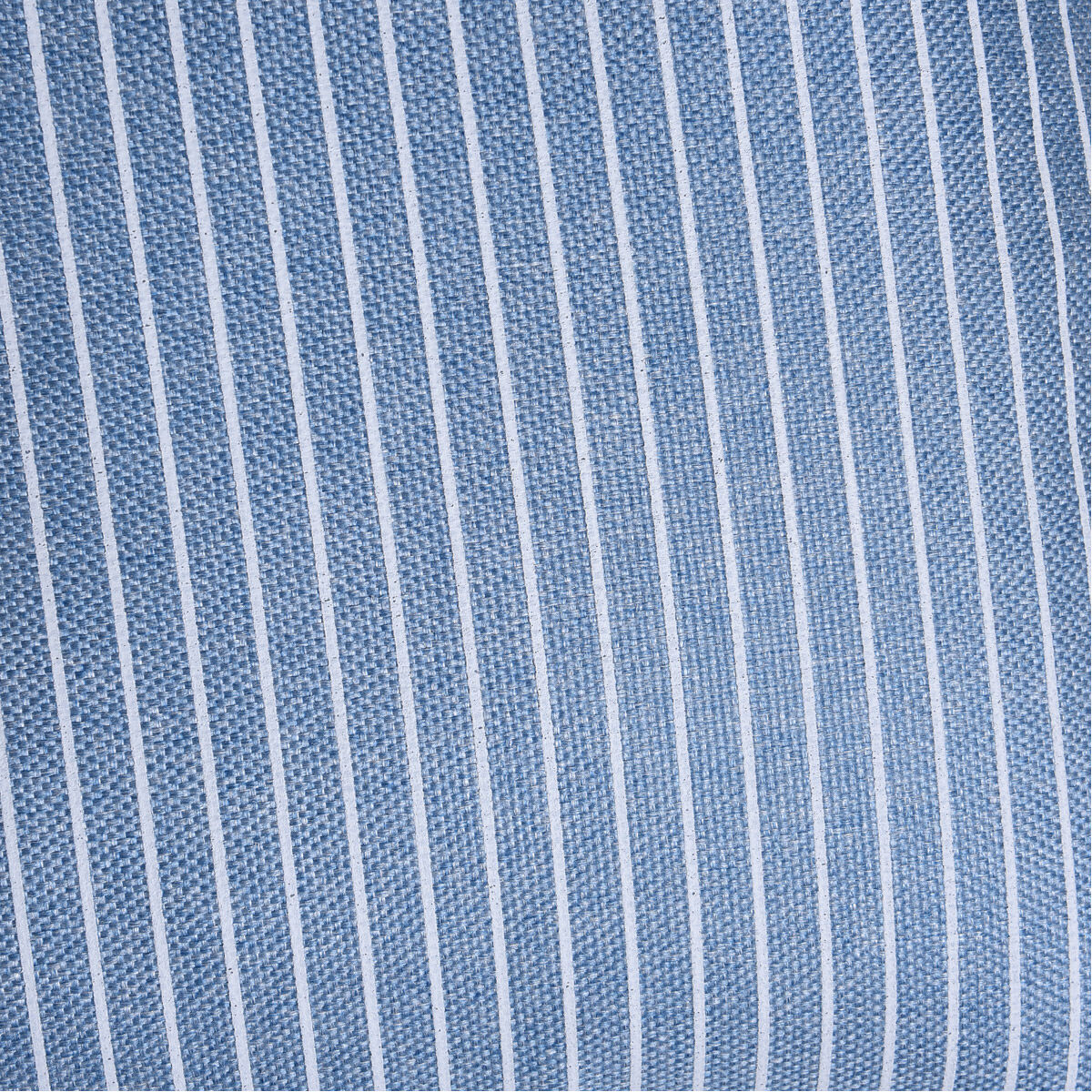 Dann Foley 24 inch Chambray Blue and White Decorative Pillow