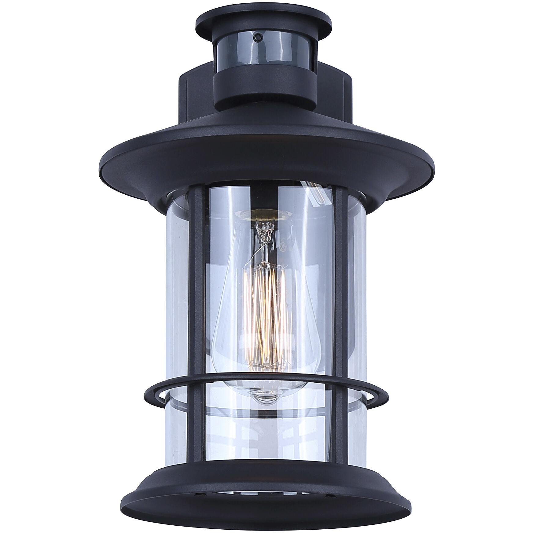 Dakota 1 Light 12.5 inch Black Outdoor Wall Lantern