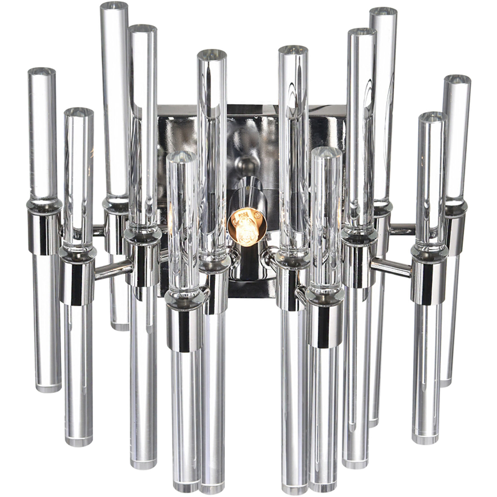 Miroir 1 Light 10 inch Polished Nickel Wall Light