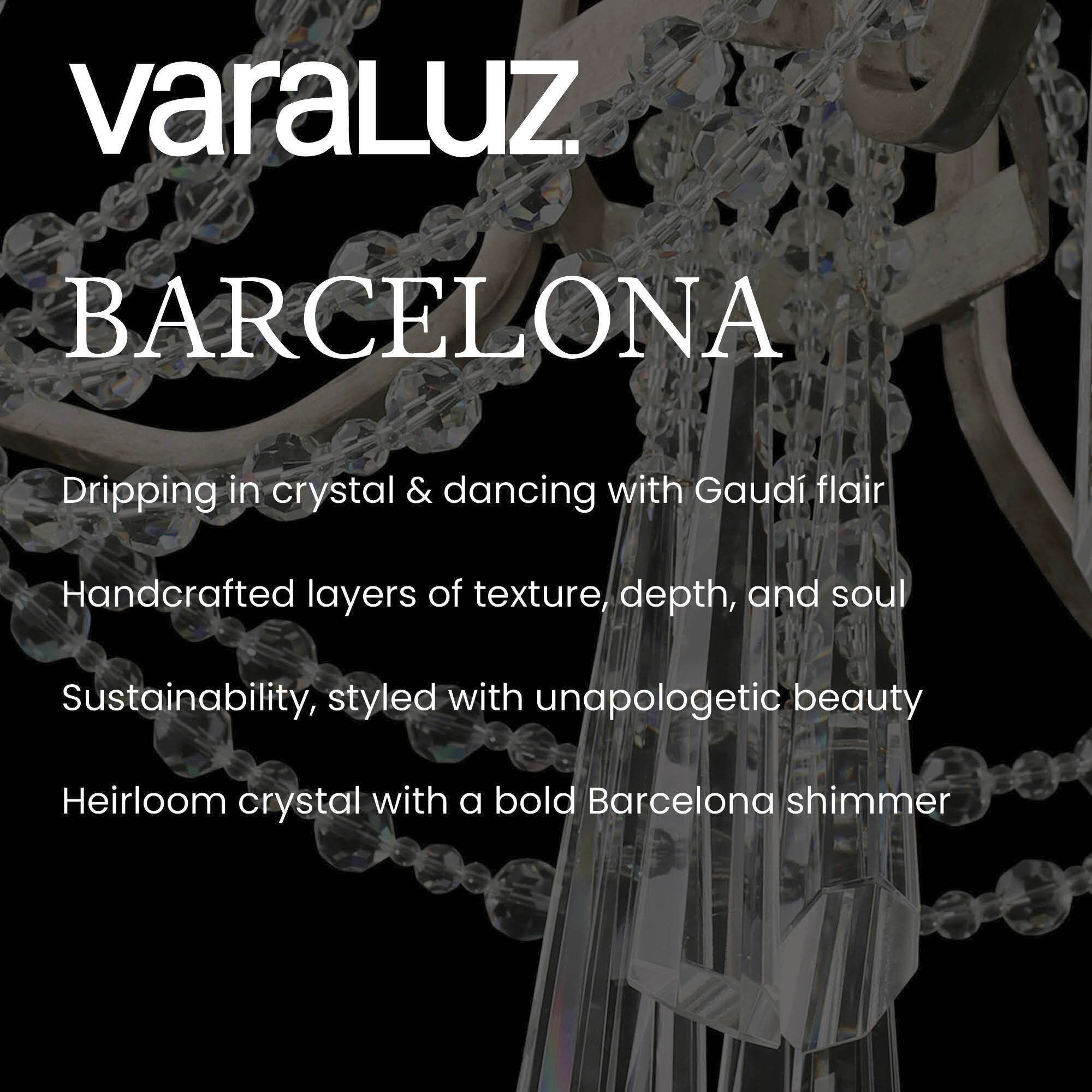 Barcelona 4 Light 18 inch Transcend Silver Pendant Ceiling Light