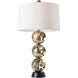 Pangea 32.6 inch 60 watt Modern Brass and Natural Iron Table Lamp Portable Light in Modern Brass/Natural Iron