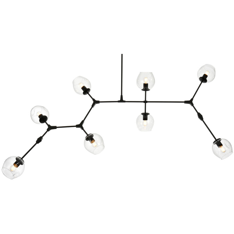 Cavoli 8 Light 32 inch Black Chandelier Ceiling Light