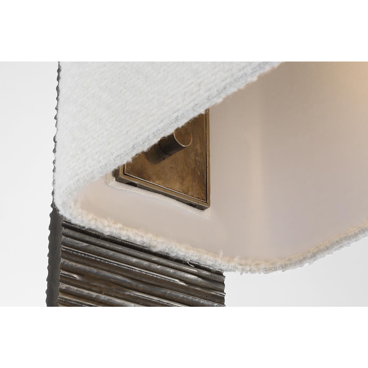 Anne-Marie Barton Fumar 54.75 inch 8.00 watt Ridged Graphite Statement Floor Lamp Portable Light