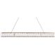 Monroe 1 Light 38 inch Gold Linear Pendant Ceiling Light