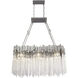 Matrix Linear Pendant Ceiling Light in 6, Rainy Night