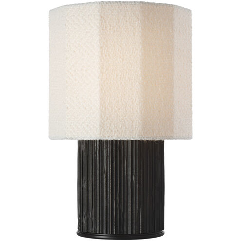 Anne-Marie Barton Fumar 17.5 inch 15.00 watt Ridged Carbon Table Lamp Portable Light