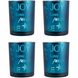 Reflections Azure Holiday Pillar Holders, Set of 2