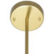 Hand Crank 12 Light 34 inch Medallion Gold Up Chandelier Ceiling Light