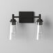 Westin 2 Light 15 inch Matte Black Bath Bar Wall Light 