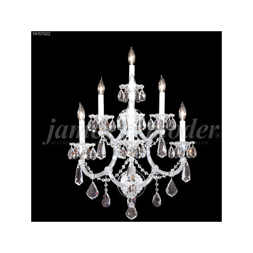 Maria Theresa Royal 7 Light 19 inch Silver Wall Sconce Wall Light, Royal