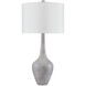 Fenellla 32 inch 150.00 watt Black/White/Antique Brass Table Lamp Portable Light