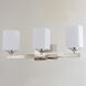 Robey 3 Light 23 inch Polished Nickel Bathroom Vanity Wall Light