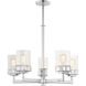 Harding 5 Light 25 inch Polished Chrome Chandelier Ceiling Light