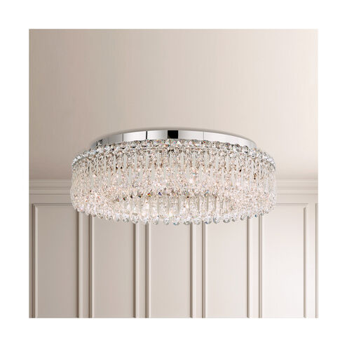 Sarella 12 Light 24 inch White Flush Mount Ceiling Light in Heritage