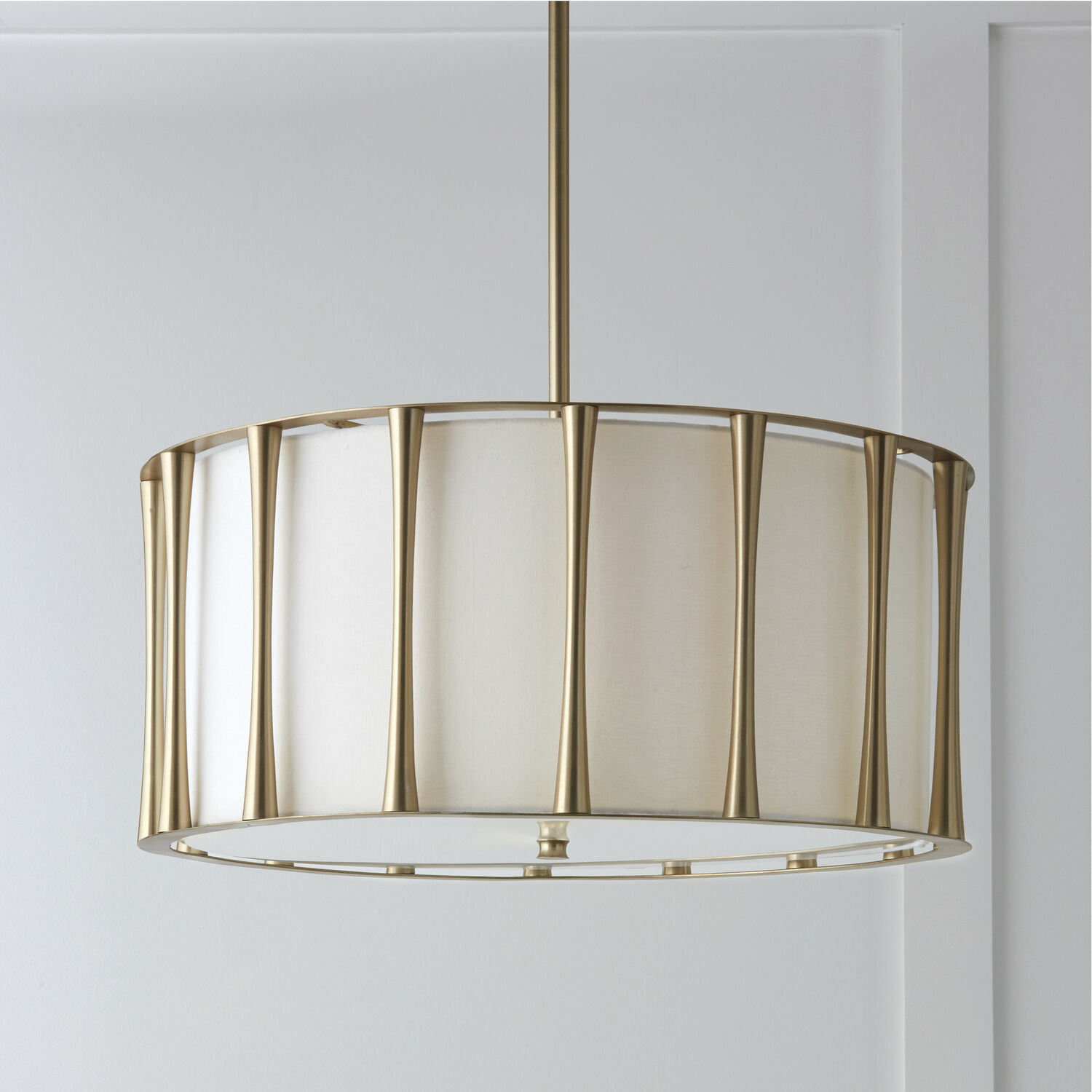 Bodie 4 Light 25 inch Matte Brass Pendant Ceiling Light