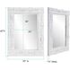 Woodrow 40 X 30 inch White Mirror