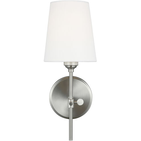 TOB by Thomas O'Brien Baker 1 Light 5.5 inch Brushed Nickel Wall Bath Fixture Wall Light