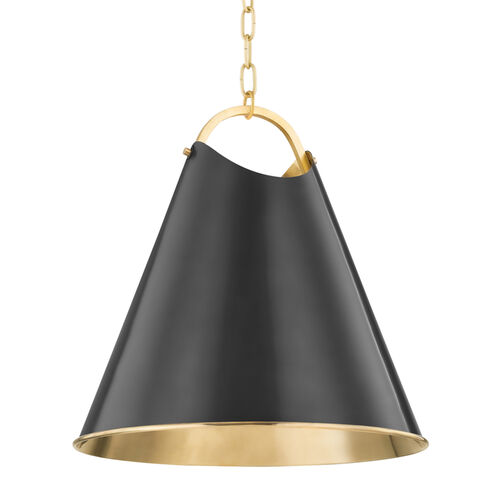 Burnbay 1 Light 18.25 inch Aged Old Bronze Pendant Ceiling Light