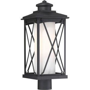 Lansdale 1 Light 21 inch Coal Outdoor Post Mount Lantern, Great Outdoors