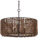 Beaudelle 4 Light 26 inch Dark Bronze Pendant Ceiling Light