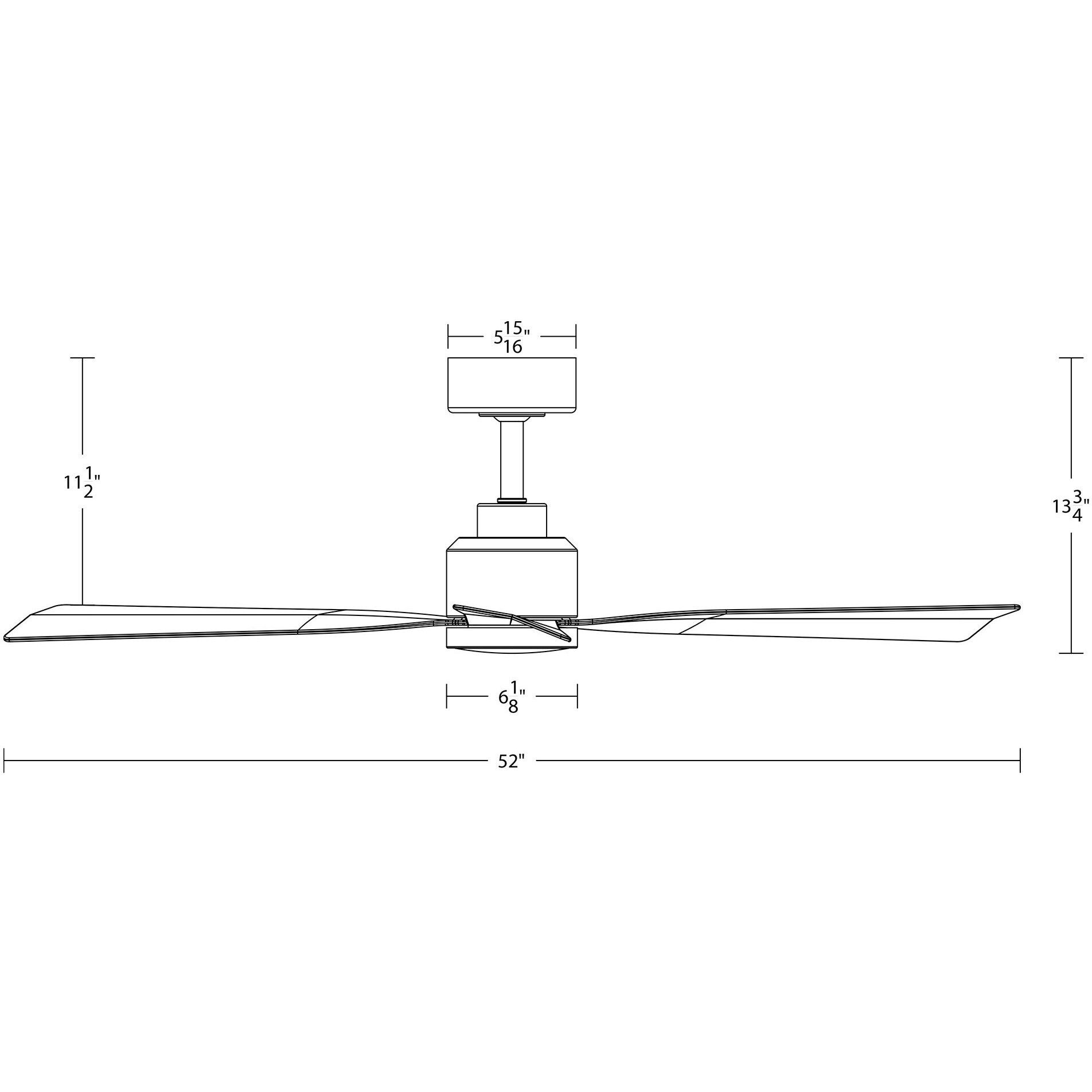 Clean 52 inch Soft Brass Matte White with Matte White Blades Downrod Ceiling Fans, Smart Fan