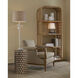 Charny 68 inch 150 watt Gesso White Floor Lamp Portable Light
