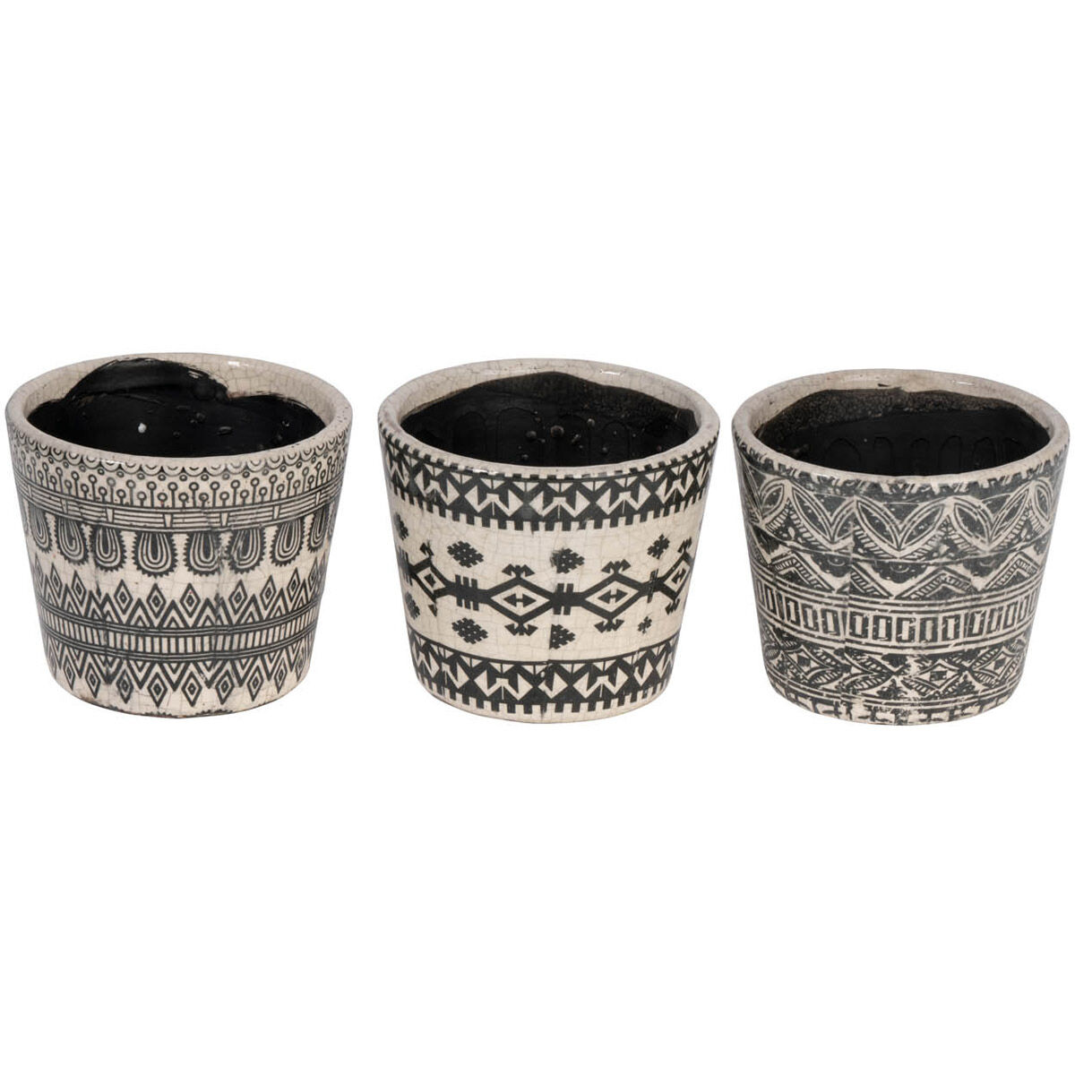 Terracotta Black Planter