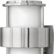 Saturn Outdoor Wall Mount Lantern in Stainless Steel, Medium
