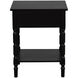 Barrett 24 X 19 inch Black Accent Table