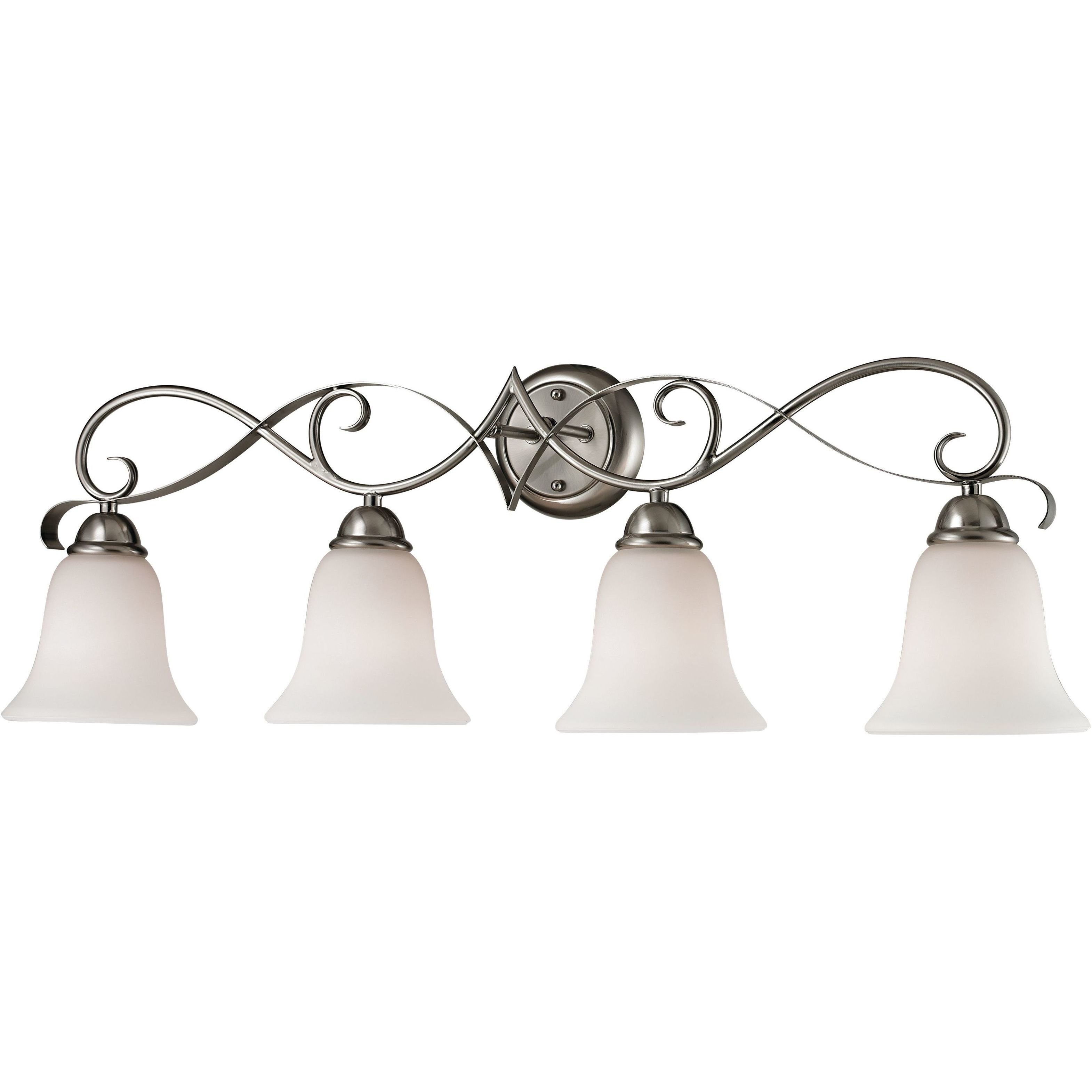 Brighton 4 Light 33 inch Brushed Nickel Vanity Light Wall Light