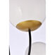 Lennon 4 Light 32 inch Black and Brass Pendant Ceiling Light