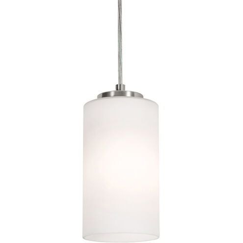 Leo 1 Light 4 inch Satin Nickel Pendant Ceiling Light