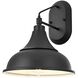 Elian 1 Light 13.5 inch Black Outdoor Wall Sconce