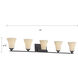 Treme 5 Light 41 inch Espresso Vanity Light Wall Light