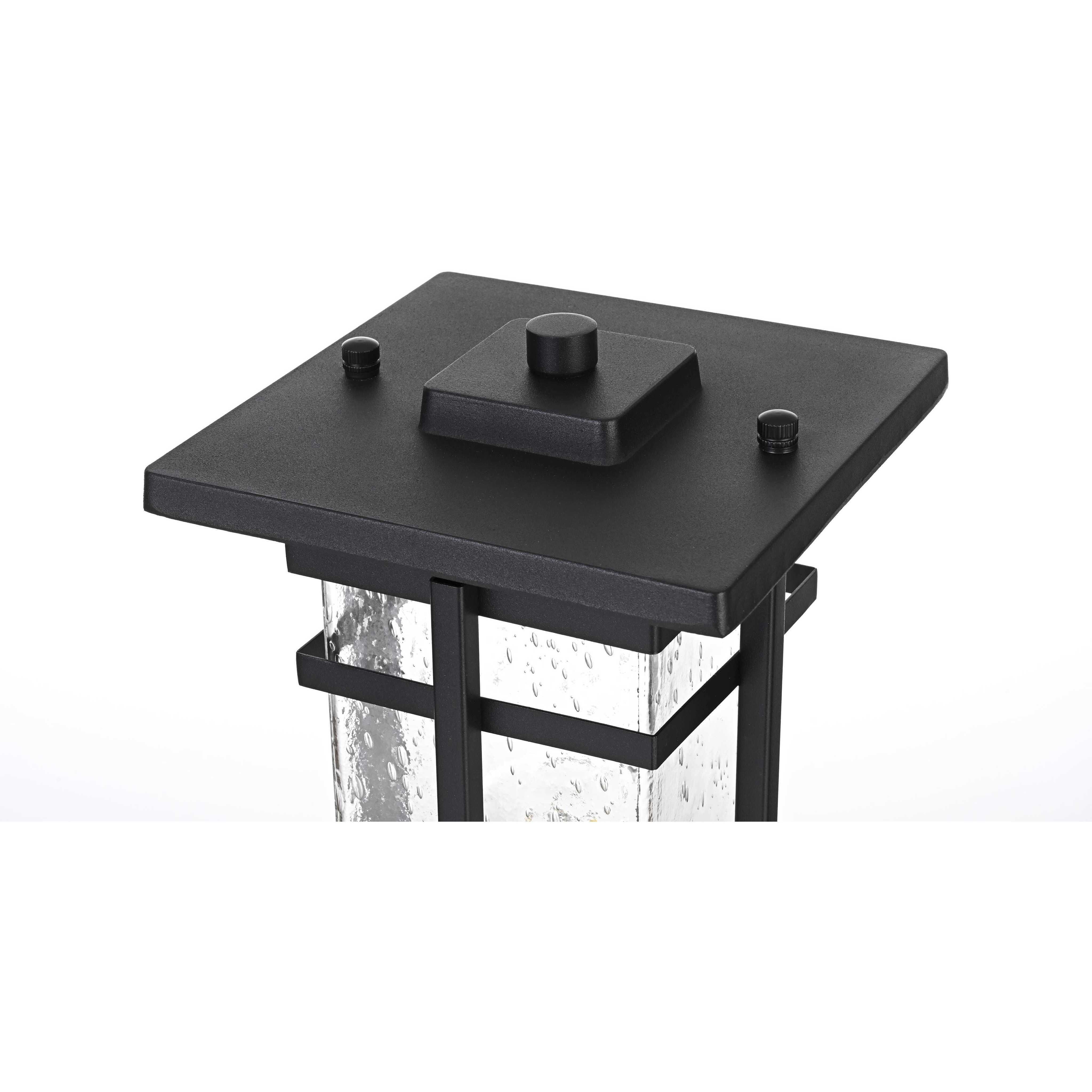 Livingston 1 Light 17 inch Black Outdoor Post Light