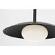 Mont 1 Light 20 inch Midnight Black Pendant Ceiling Light in Incandescent