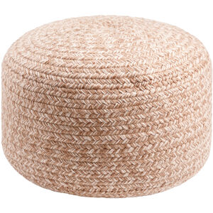 Entwined 12 inch Dusty Pink/Blush Pouf