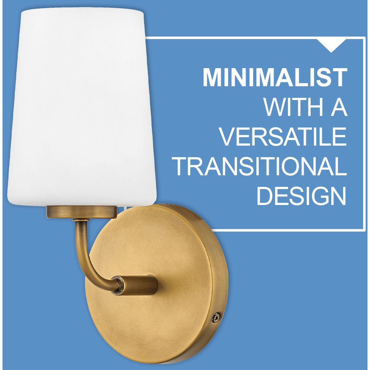 Kline LED 14.25 inch Heritage Brass Bath Light Wall Light