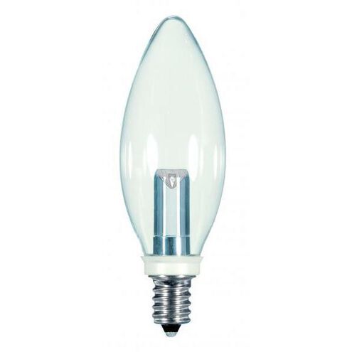 Lumos LED BA9 1/2 Candelabra E12 1 watt 120V 2700K Light Bulb