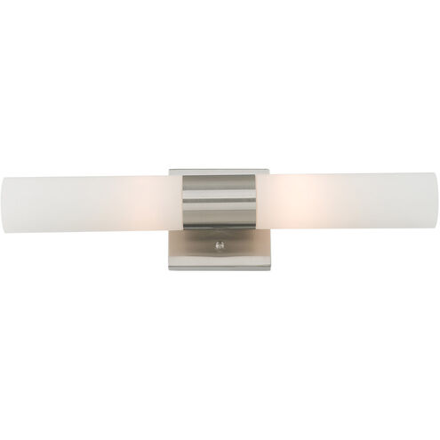 Aero 2 Light 18 inch Brushed Nickel ADA Bath Vanity Wall Light