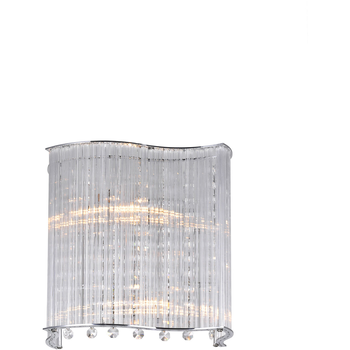 Elsa 2 Light 10 inch Chrome Wall Light