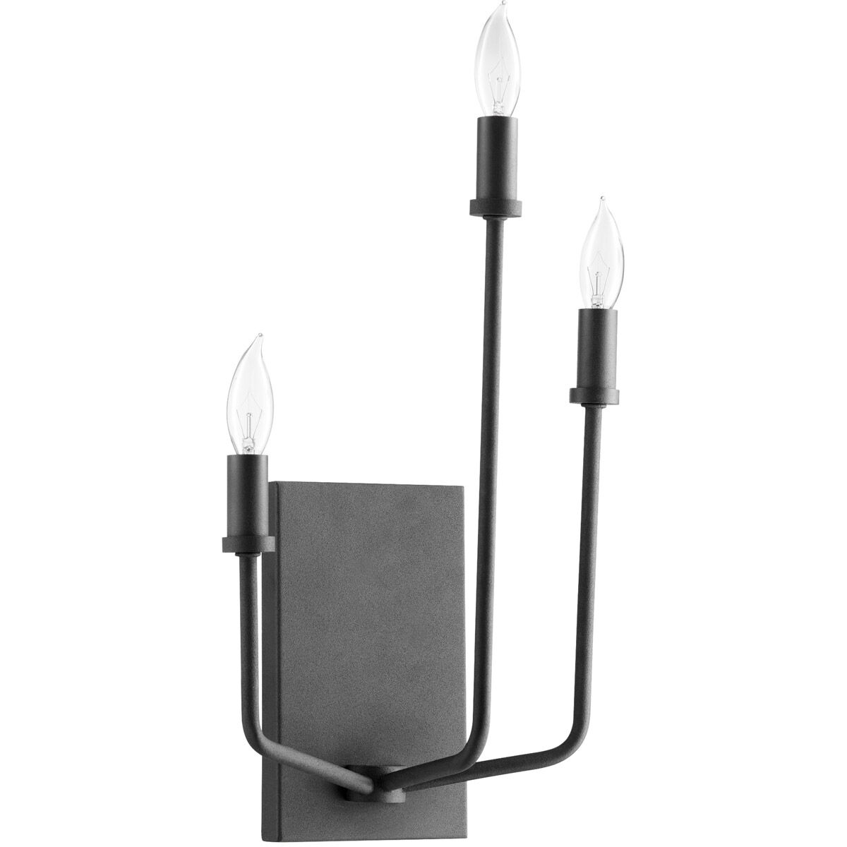 Harmony 3 Light 13 inch Noir and Aged Brass Wall Mount Wall Light