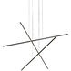 Vega Minor LED 47.25 inch Black Multi Pendant Ceiling Light