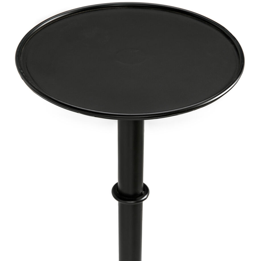 Tini 24 X 10 inch Matte Black Side Table