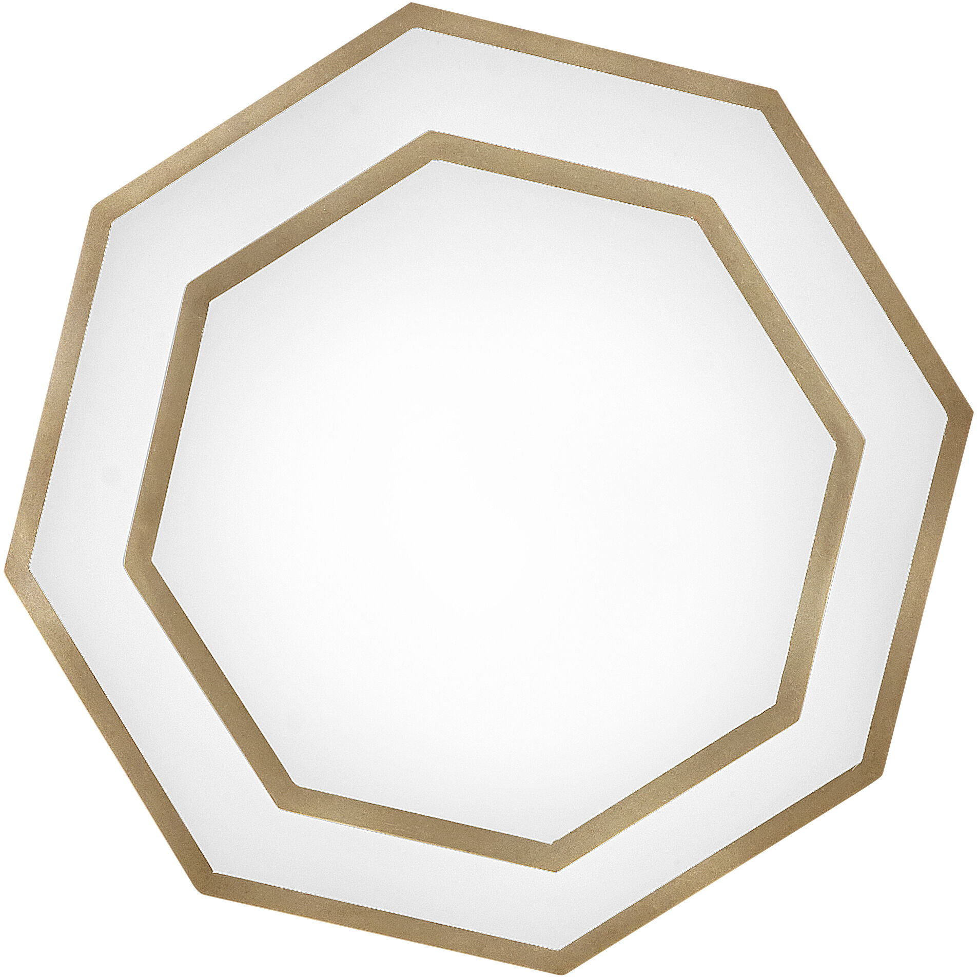 Facet 5 Light 16.5 inch Heritage Brass Pendant Ceiling Light