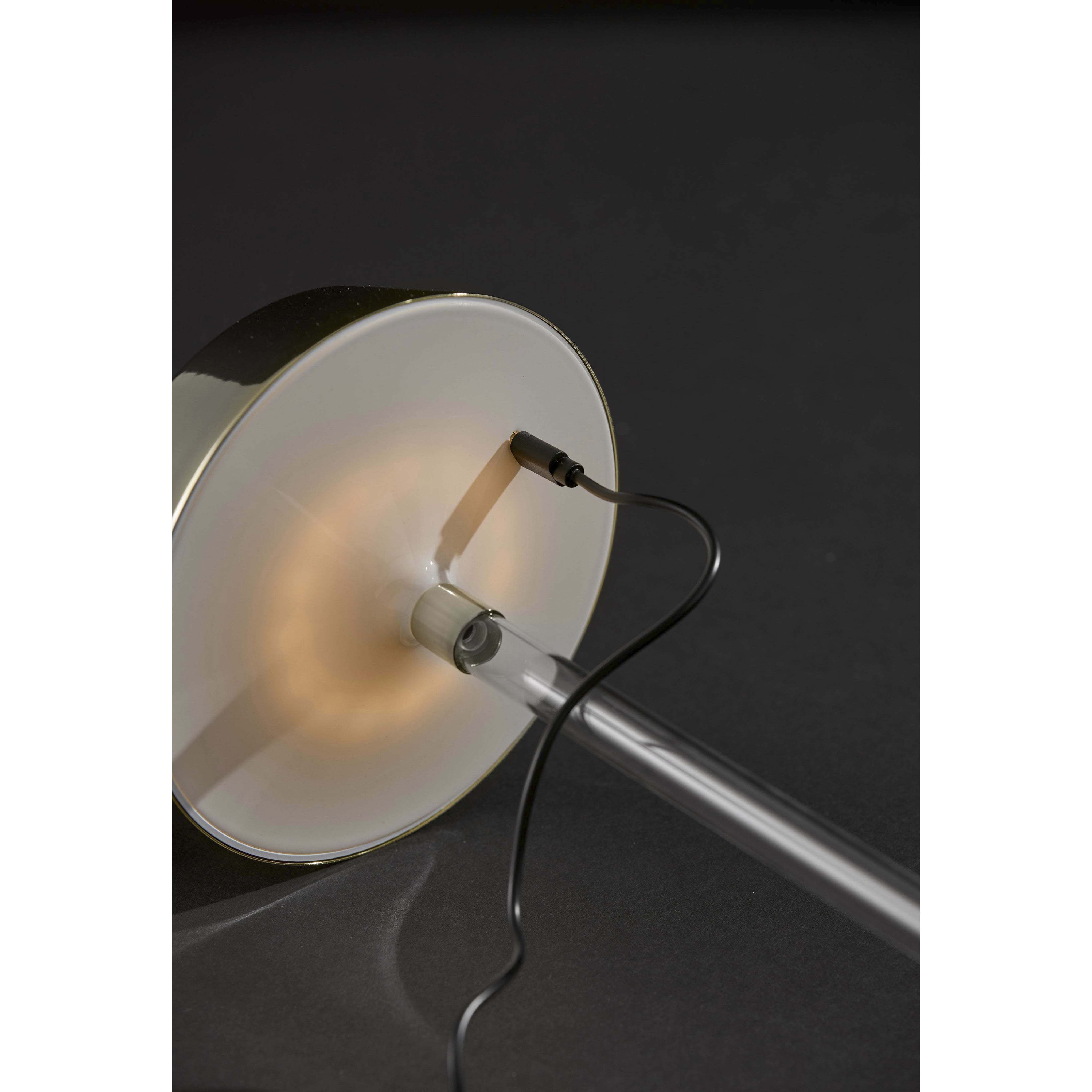 Orla 14.5 inch 1.50 watt Shiny Chrome and Clear Acrylic Cordless Table Lamp Portable Light