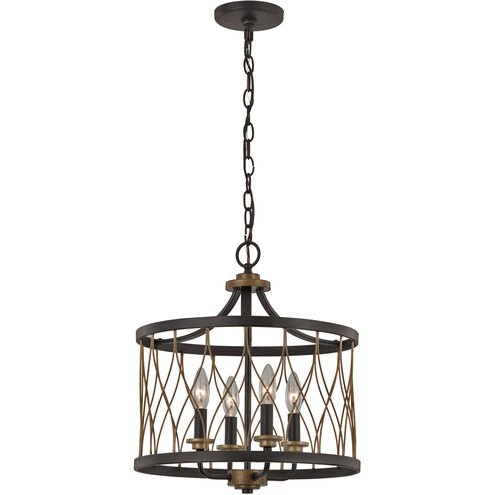 Tahoe 4 Light 16 inch Rubbed Oil Bronze Pendant Ceiling Light